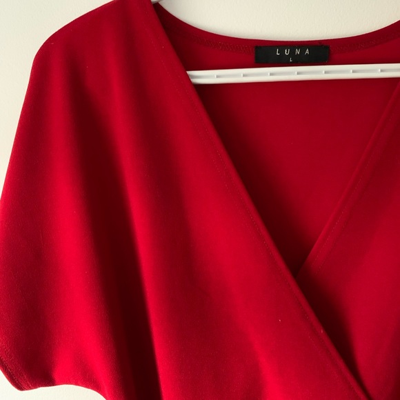 Luna Perfect Red Dress - Picture 1 of 2